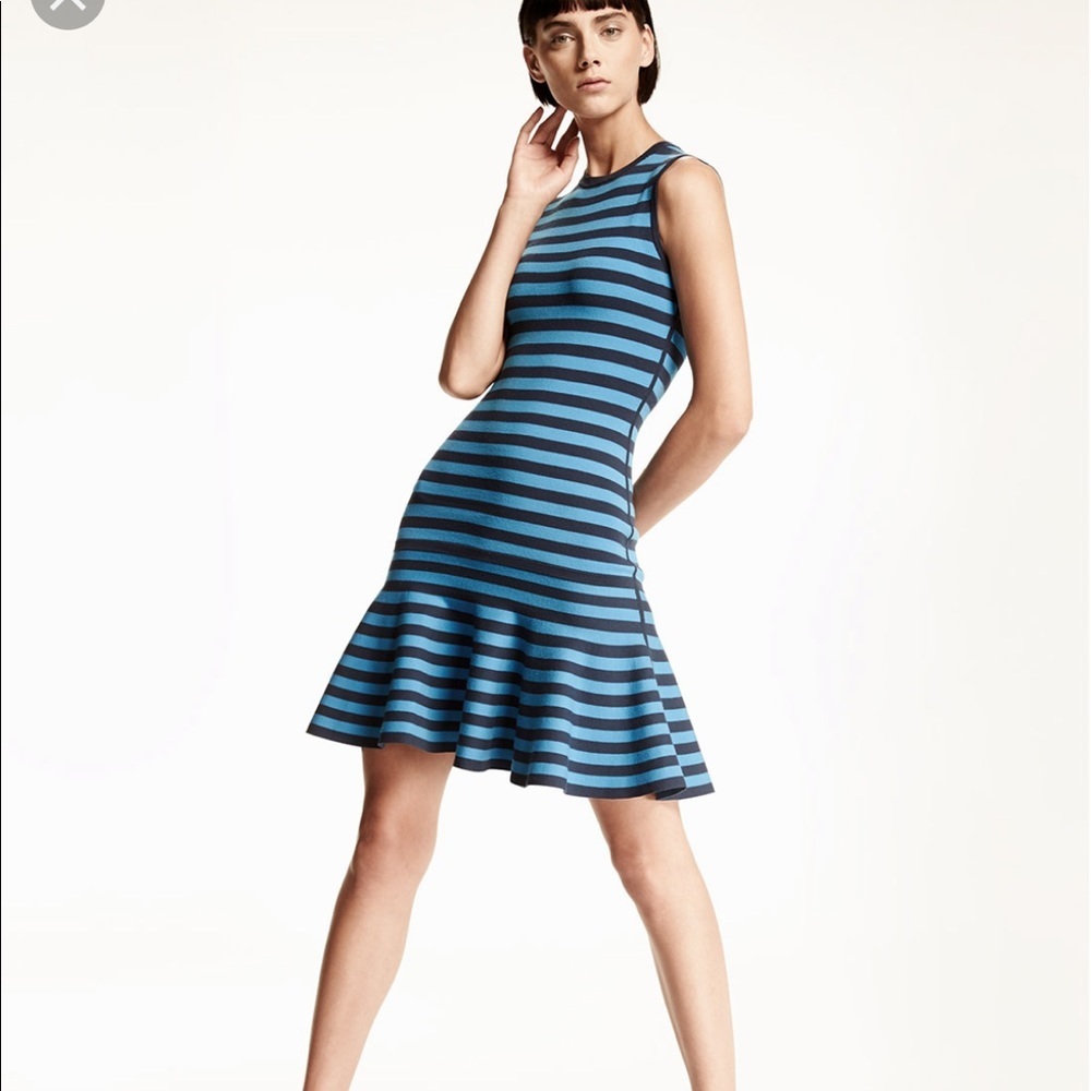 • Michael Kors Collection • Stripe Flounce Dress